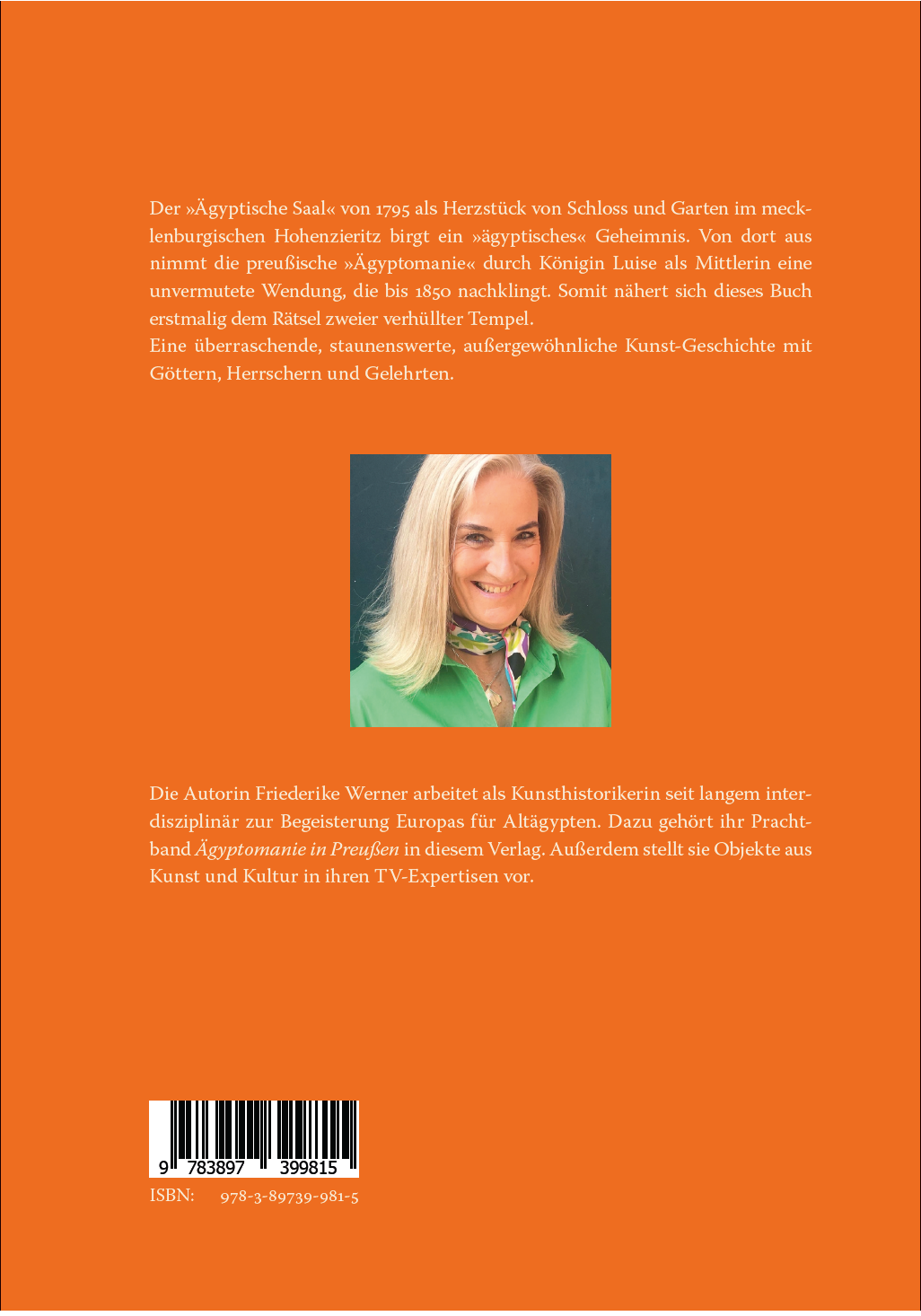 COVER Friederike Werner: Das ägyptische Geheimnis © VDG Verlag